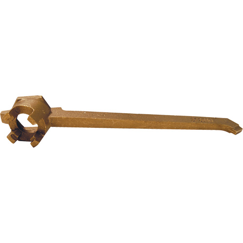 Drum Plug Wrench, 12" Handle, Bronze Quali-T-Solutions