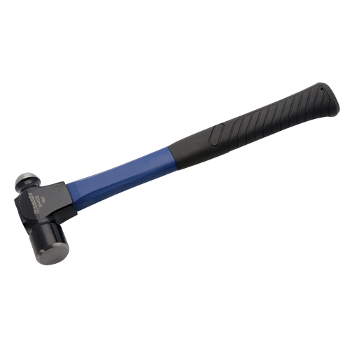 Ball Pein Hammer, 24 oz. Head Weight, Polished Face, Fibreglass Handle Quali-T-Solutions