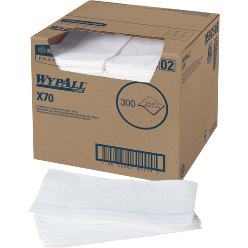 Essuie-tout X70 pour le service alimentaire, Sp&eacute;cialis&eacute;, 23-1/2" lo x 12-1/2" la Quali-T-Solutions