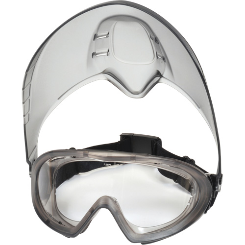 Lunettes de s&eacute;curit&eacute; Capstone Shield avec &eacute;cran facial amovible, Lentille Transparent, Antibu&eacute;e, Ventilation Directe/Ferm&eacute; Quali-T-Solutions