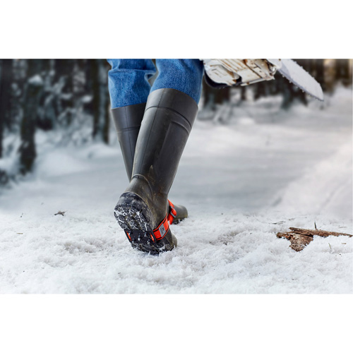 Mid-Sole Ice Cleats, Tungsten Carbide, Stud Traction, One Size Quali-T-Solutions