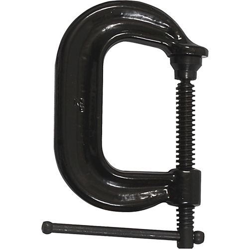 Serre-joint en C &agrave; gorge profonde pour service normal, Capacit&eacute; de 2" (51 mm), Profondeur de gorge de 2-1/8" (54 mm) Quali-T-Solutions