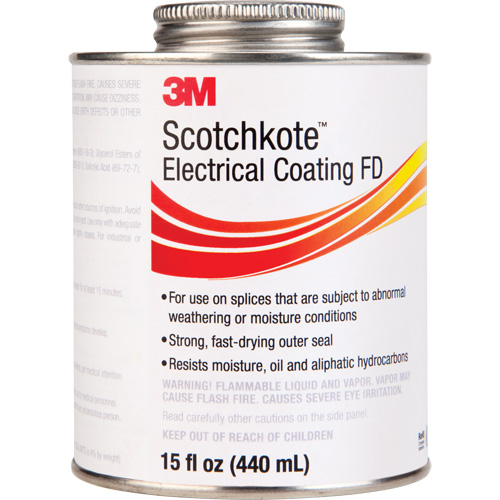 Rev&ecirc;tement &eacute;lectrique FD Scotchkote, Transparent, 15 oz, Canette Quali-T-Solutions