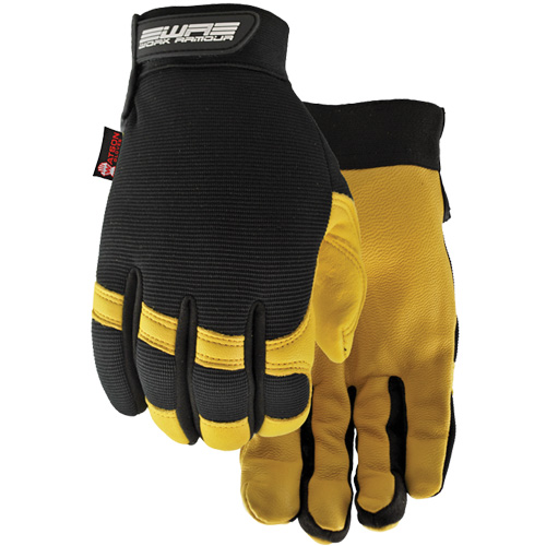 Flextime Water Resistant Gloves, Grain Goatskin Palm, Size Large Quali-T-Solutions