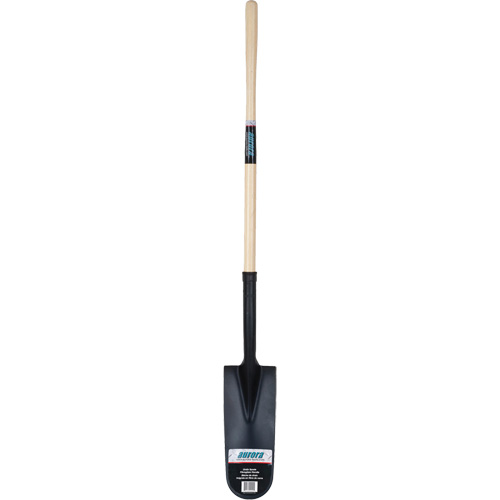 Drain Spade Shovel, Tempered Steel, 14" x 6" Blade, 46" L, Straight Handle Quali-T-Solutions