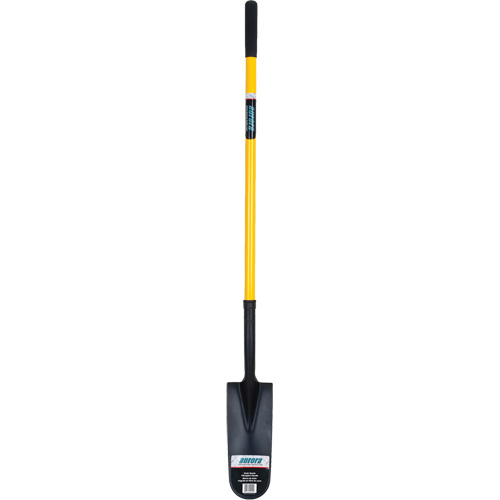 Drain Spade Shovel, Tempered Steel, 14" x 6" Blade, 46" L, Straight Handle Quali-T-Solutions
