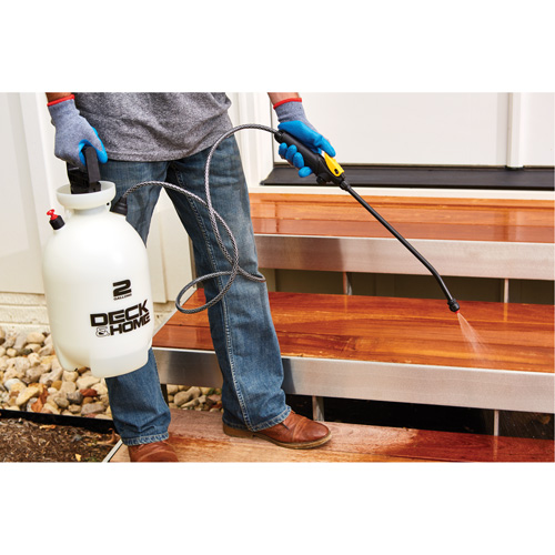 Deck & Home Universal Sprayer, 2 gal. (9 L), Polyethylene, 15" Wand Quali-T-Solutions