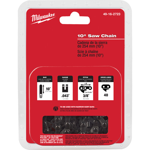 Chaîne de scie M18 Fuel 10" Quali-T-Solutions