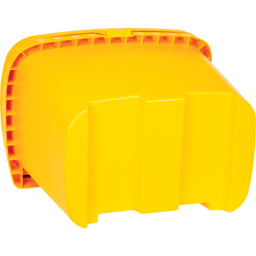 Bacs d'entreposage pour sel & sable, Avec Moraillon, 21" x 27" x 26", 4,24 pi³, Jaune Quali-T-Solutions