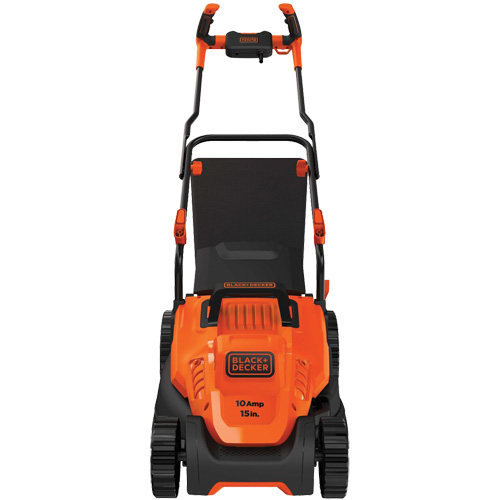 Lawn Mower with Comfort Grip Handle, Push Walk-Behind, Electric, 15" Cutting Width Quali-T-Solutions