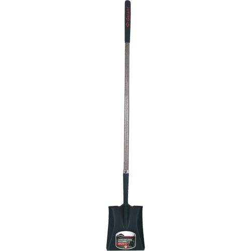 Pelle carr&eacute;e, Bois, Manche en Droite ergonomique, Longueur 62" Quali-T-Solutions