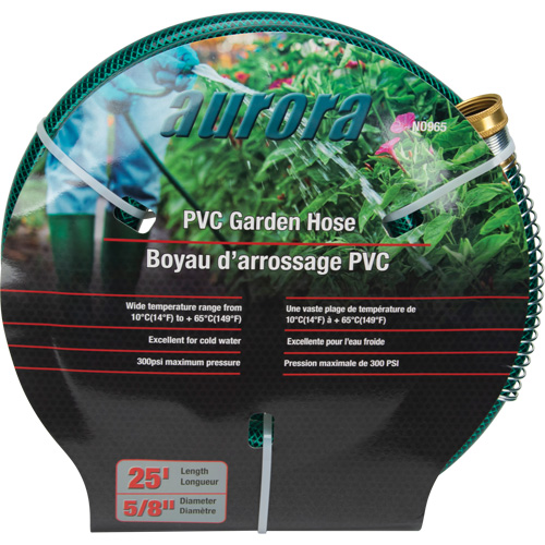 Tuyau de jardin, PVC, 5/8" dia x 25' Quali-T-Solutions