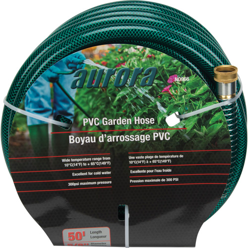 Tuyau de jardin, PVC, 5/8" dia x 50' Quali-T-Solutions