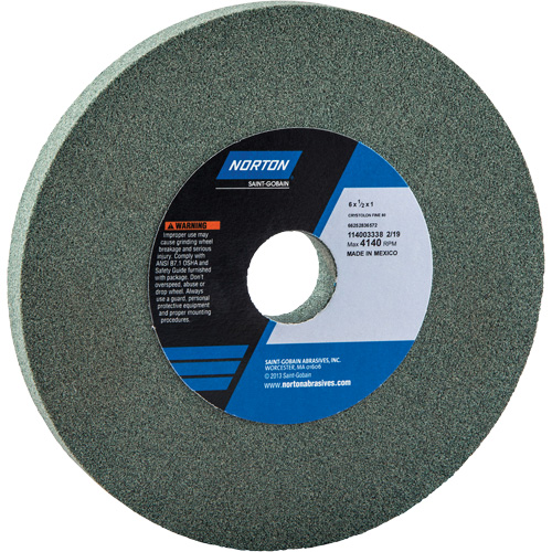 Bench Grinding Wheels - Gemini, 6" x 1/2", 1" Arbor Quali-T-Solutions