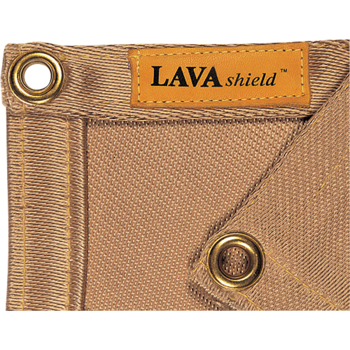 Couverture pour soudage en silice de 18 oz Lavashield, 3' la x 3' lo, R&eacute;sistance &agrave; la temp. 1472°F(800°C) Quali-T-Solutions