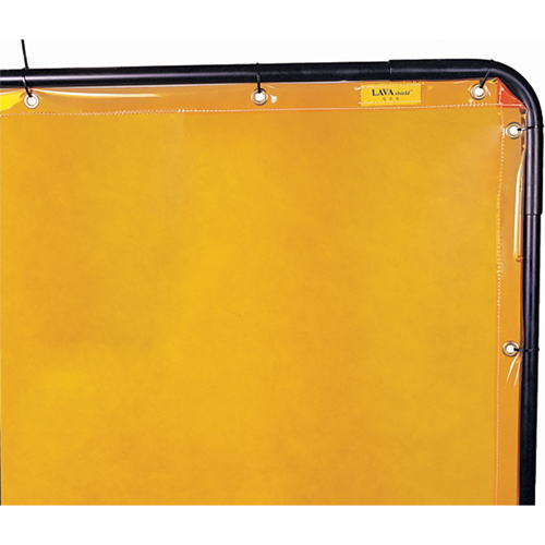 Rideau Lavashield, 68,5" x 68,5", Transparence &eacute;lev&eacute;, Jaune Quali-T-Solutions