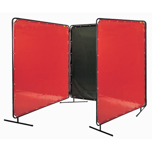 &eacute;cran et cadre pour soudage, Vert olive, 6' x 6' Quali-T-Solutions
