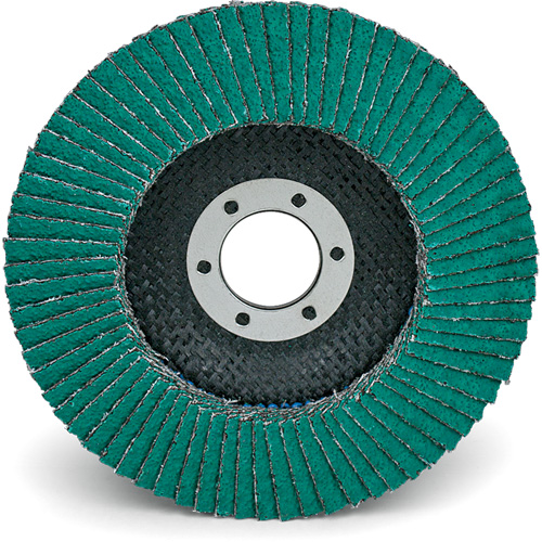 Flap Wheels - 577F Flap Discs, 4-1/2" x 7/8", Type 29, 40 Grit, Zirconium Quali-T-Solutions
