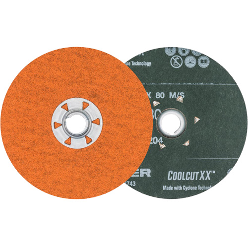 Coolcut XX Sanding Disc, 4-1/2" Dia., 80 Grit, Ceramic Quali-T-Solutions