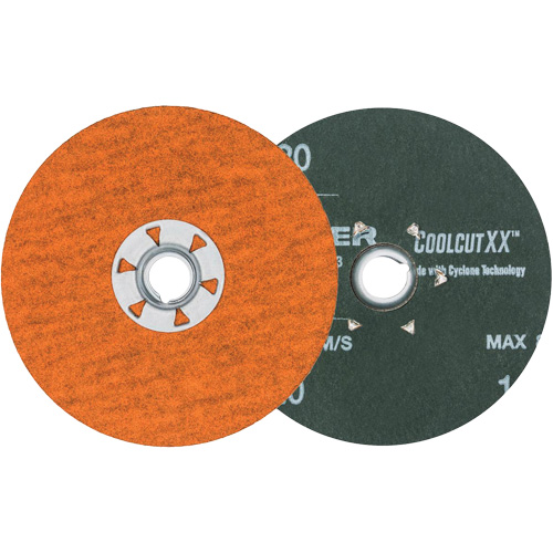 Disque de sablage Coolcut XX, 4-1/2" dia., Grain 120, C&eacute;ramique Quali-T-Solutions