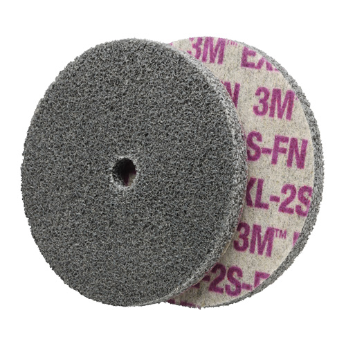 Meule unitaris&eacute;e EXL Scotch-Brite, 6" x 1/4", Arbre de 1/4", Grain de Fin, Oxyde d'aluminium/C&eacute;ramique/Zirconium Quali-T-Solutions