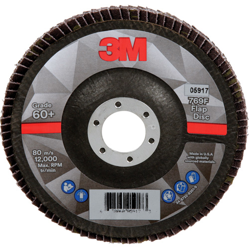 769F Quick Change Flap Disc, 5" x 7/8", Type 29, 60+ Grit, Ceramic Quali-T-Solutions