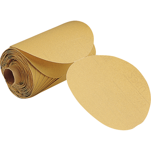 Rouleau de disques en papier 236U Stikit, 6" dia., Grain P100, Oxyde d'aluminium Quali-T-Solutions