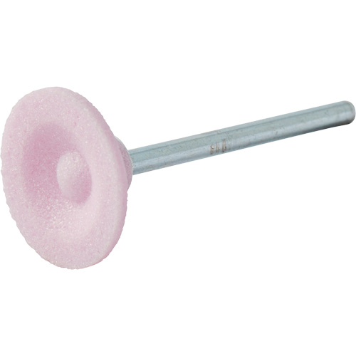 Meule mont&eacute;e vitrifi&eacute;e, B81, Oxyde d'aluminium, 3/4" dia., 3/16" lo, 80 Grain Quali-T-Solutions
