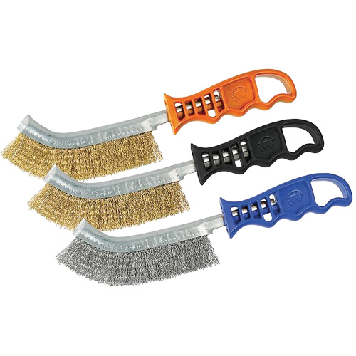 Brosse &agrave; gratter avec rev&ecirc;tement en laiton, Longueur 9-5/8" Quali-T-Solutions