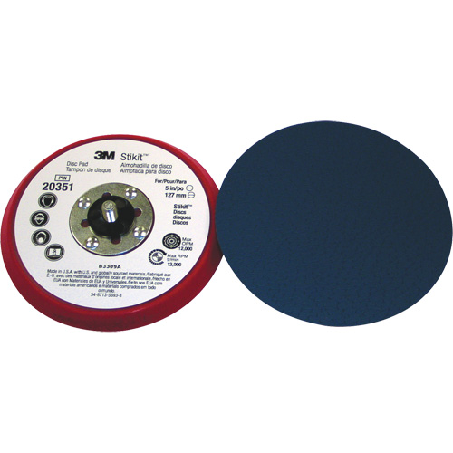 5" x 3/8" Stikit Low Profile Disc Pad 20351 Quali-T-Solutions