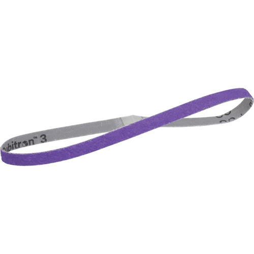 Cubitron 3 Cloth Belt 1184F, 1/2" W x 24" L, Ceramic, 60+ Grit Quali-T-Solutions
