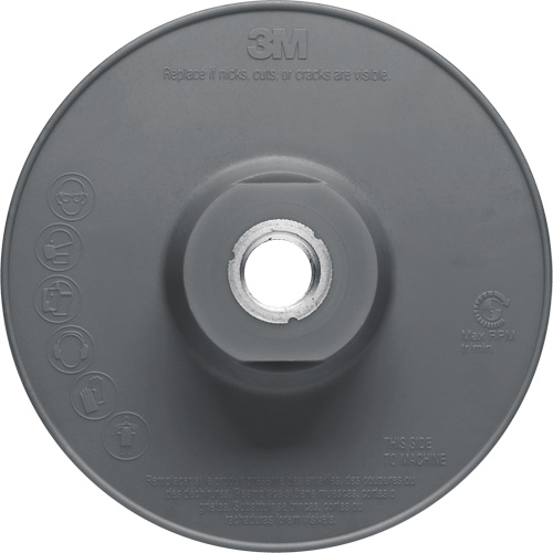 Ribbed Back-Up Pad, 4" Quali-T-Solutions