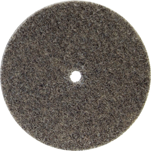 Disque unifi&eacute; non tiss&eacute; Bear-Tex, 3" x 1/4", Arbre de 3/8", Grain de Moyen, Oxyde d'aluminium Quali-T-Solutions