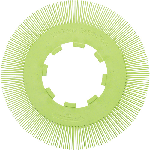 Scotch-Brite Type S Precision Radial Bristle Brush PN-RB without Adapter, Ceramic, 50+ Grit, 8" Dia. Quali-T-Solutions