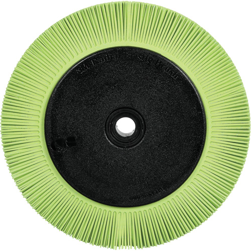 Scotch-Brite Type S Precision Radial Bristle Brush PN-RB with Flange, Ceramic, 50+ Grit, 8" Dia. Quali-T-Solutions