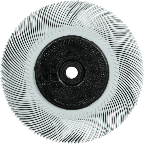 Scotch-Brite Type C Precision Radial Bristle Brush PN-RB with Keyway Core, Ceramic, 120+ Grit, 6" Dia. Quali-T-Solutions