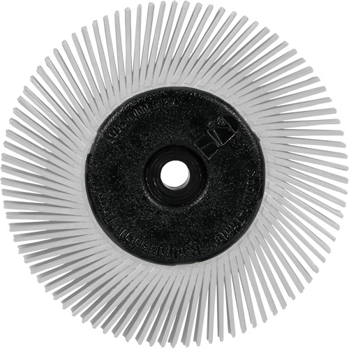 Scotch-Brite Type A Precision Radial Bristle Brush PN-RB with Adapter, Ceramic, 120+ Grit, 6" Dia. Quali-T-Solutions