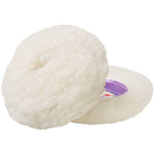 Tampon de polissage &agrave; faible peluchage Perfect-It, 4" dia., Laine Quali-T-Solutions