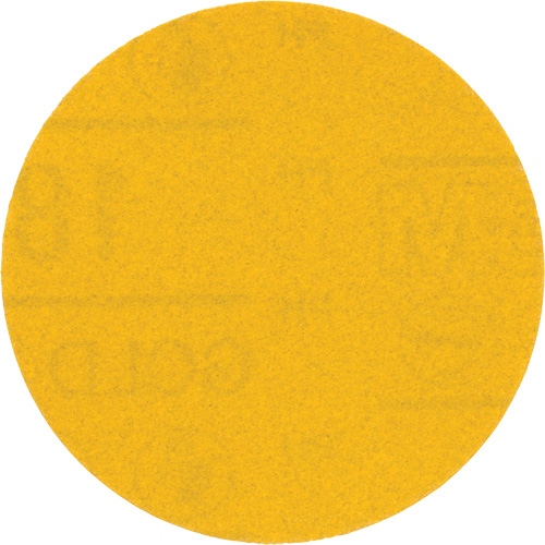 Hookit Gold Abrasive Disc, 09213, 3" Dia., 180 Grit, Aluminum Oxide, C-Weight Quali-T-Solutions