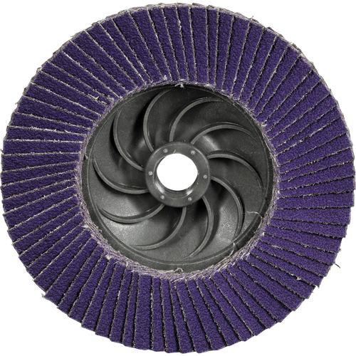 Cubitron 3 Conical  Flap Disc with Quick Change 1169F, 5" x 5/8"-11, Type T29, 40+ Grit, Ceramic Quali-T-Solutions