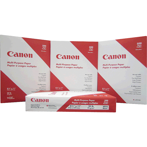 Papier pour copies a usage multiple, 8-1/2" x 11", 20 lb, Blanc Quali-T-Solutions
