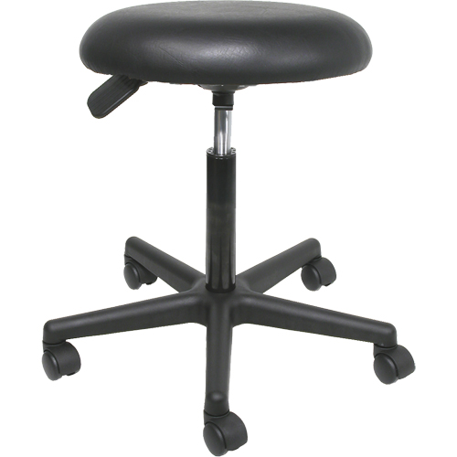 Pneumatic Swivel Stools, Mobile, Adjustable Height, 275 lbs. Capacity Quali-T-Solutions
