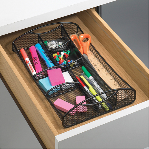 OnyxSteel Mesh Desktop Organizers Quali-T-Solutions