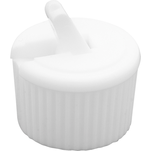 Bouchon blanc &agrave; orifice pivotant Quali-T-Solutions