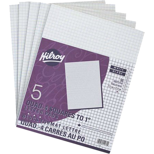 Tablettes de papier blanc Quali-T-Solutions
