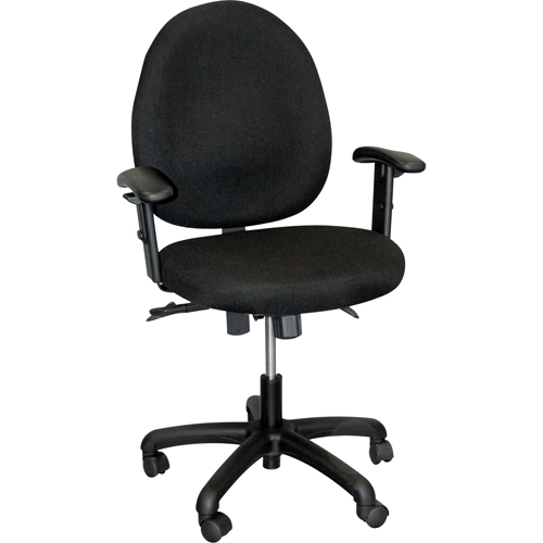 Chaise de dactylo ergonomique avec dossier moyen de s&eacute;rie 900, &agrave; dessin, Ajustable Hauteur, Capacit&eacute; 250 lb Quali-T-Solutions