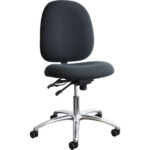 ESD (Electrostatic Dissipative) Shoptech Seating, Fabric, Blue, 250 lbs. Capacity Quali-T-Solutions