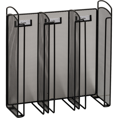 Organisateur Onyx pour verres et couvercles Quali-T-Solutions