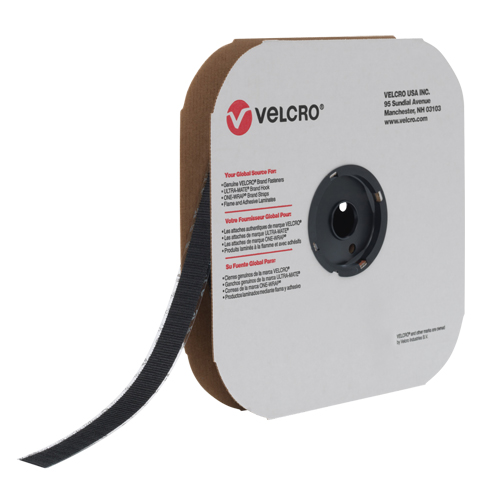 Fastener Tape, Hook, 25 yds x 1", Adhesive, White Quali-T-Solutions