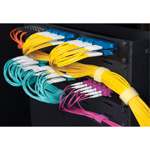 Ruban pour gestion des c&acirc;bles One-Wrap, Boucle et crochet, 25 vg x 3/4", Auto-aggripant, Orange Quali-T-Solutions